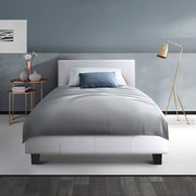Artiss Bed Frame King Single Size White NEO BFRAME-E-NEO-KS-WH-AB