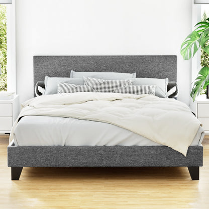Artiss Bed Frame Queen Size Grey NEO BFRAME-E-NEO-Q-GY-AB