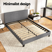 Artiss Bed Frame Queen Size Grey NEO BFRAME-E-NEO-Q-GY-AB
