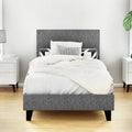 Artiss Bed Frame Single Size Grey NEO BFRAME-E-NEO-S-GY-AB