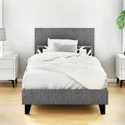 Artiss Bed Frame Single Size Grey NEO BFRAME-E-NEO-S-GY-AB