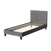 Artiss Bed Frame Single Size Grey NEO BFRAME-E-NEO-S-GY-AB