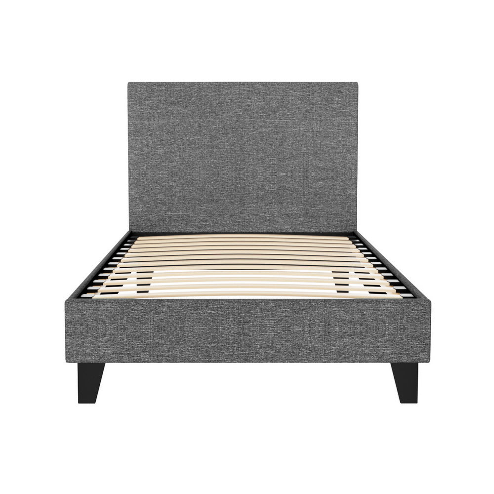 Artiss Bed Frame Single Size Grey NEO BFRAME-E-NEO-S-GY-AB
