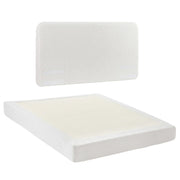 Artiss Queen Bed Frame Boucle Fabric Vacuum Compressed Beds Washable Cover No-Assembly BFRAME-FOAM-SOLIS-Q-WH