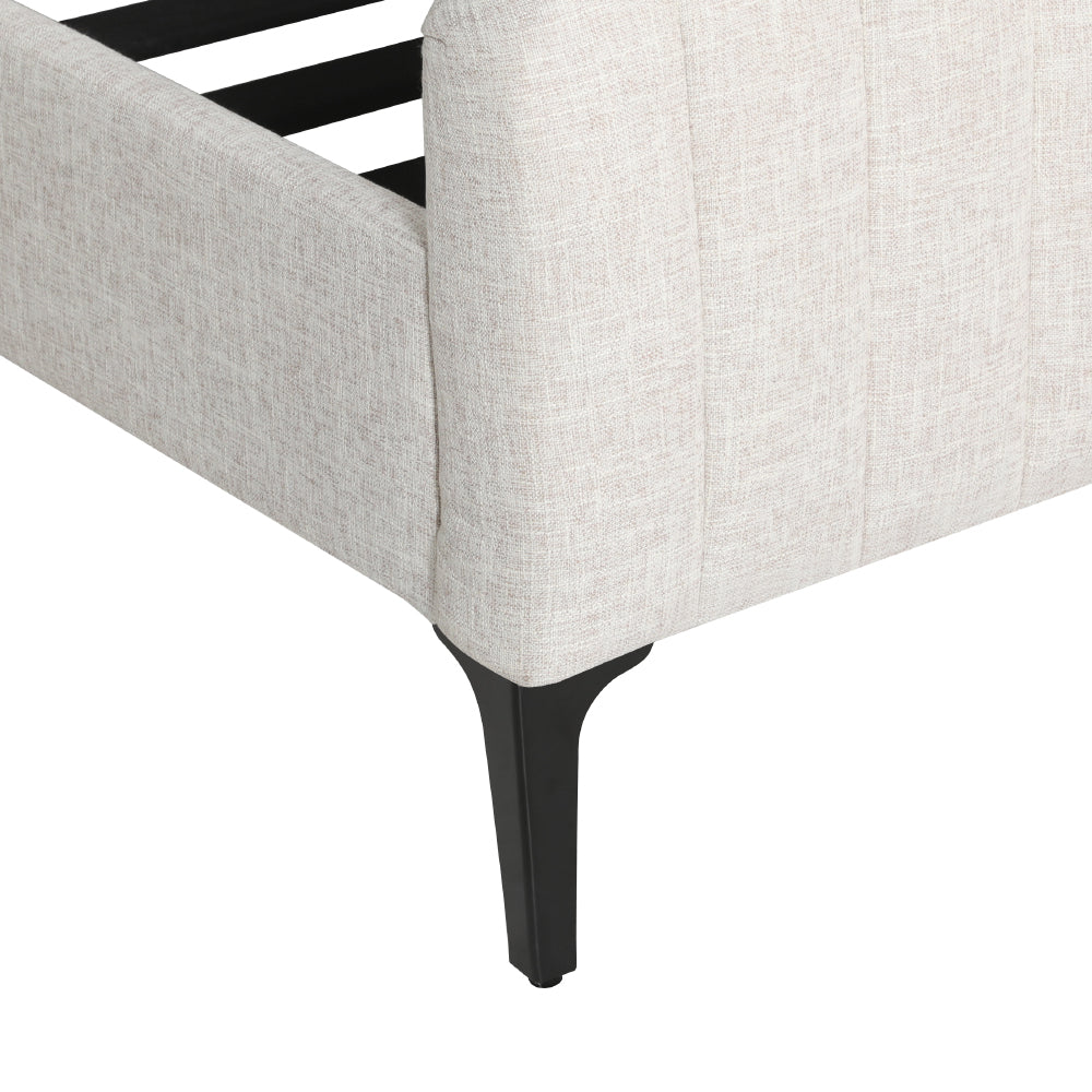 Artiss Bed Frame Queen Size Beige AMMY BFRAME-G-AMMY-Q-BG-ABC