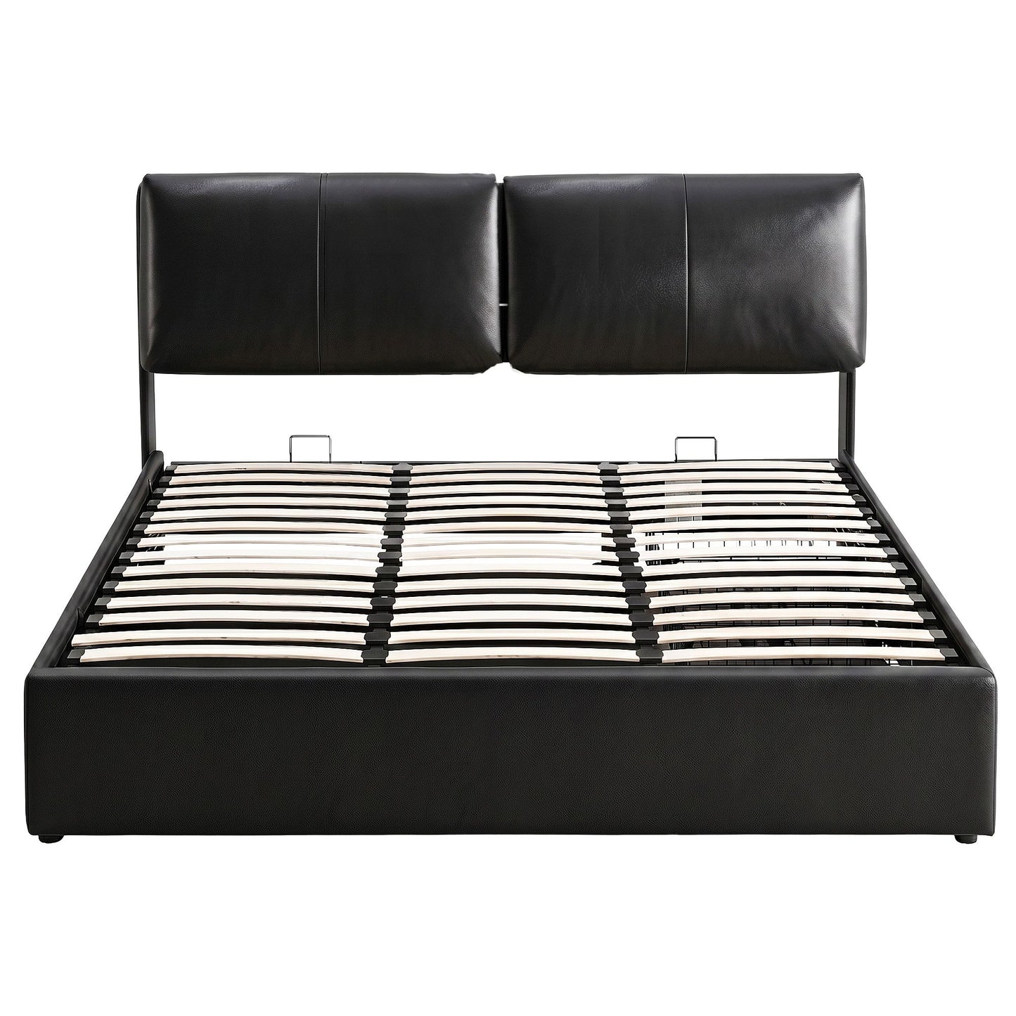 Artiss King Bed Frame Gas Lift Storage 3 Drawers Adjustable Headboard Platform Bed Black BFRAME-G-APEX-K-BK-ABC