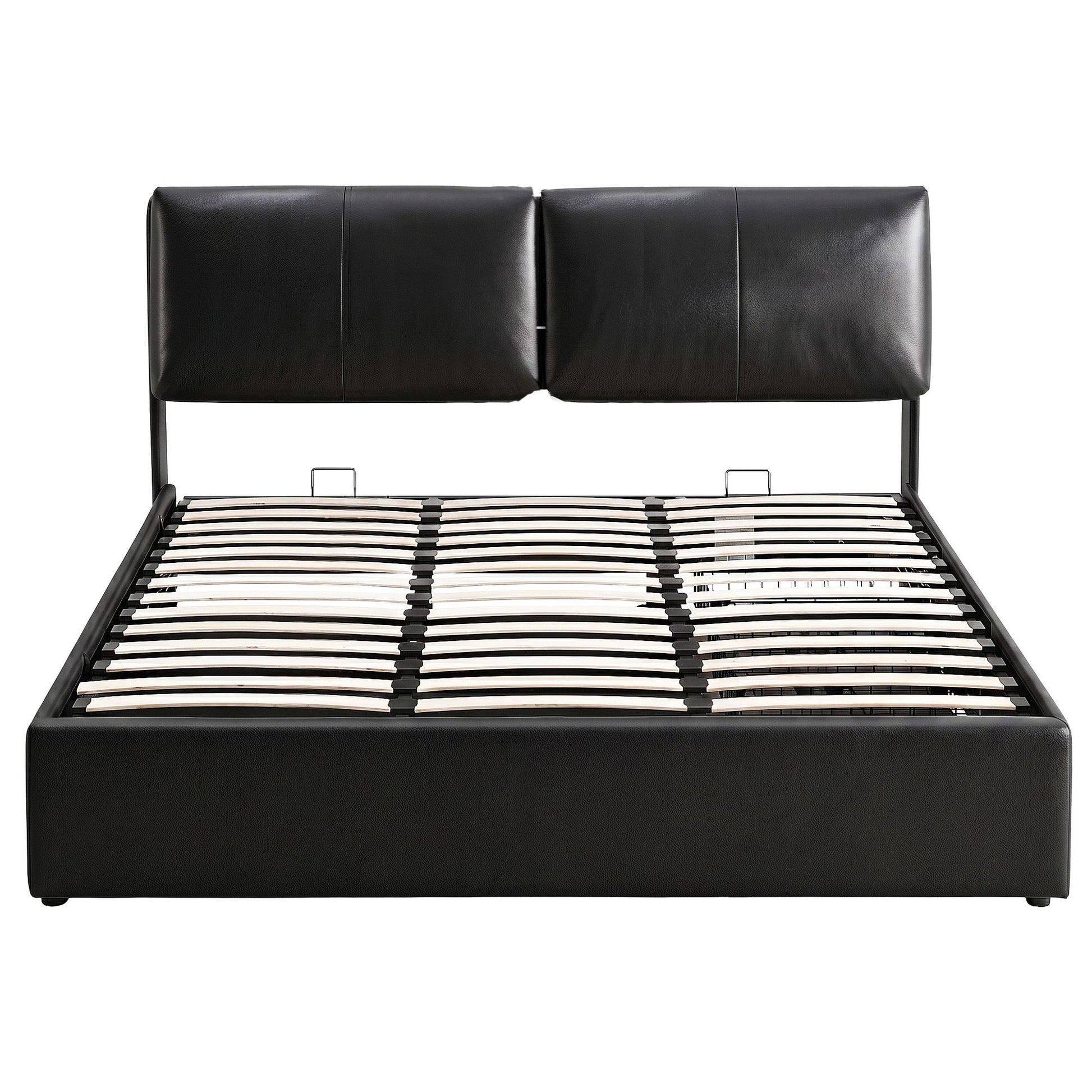 Artiss King Bed Frame Gas Lift Storage 3 Drawers Adjustable Headboard Platform Bed Black BFRAME-G-APEX-K-BK-ABC