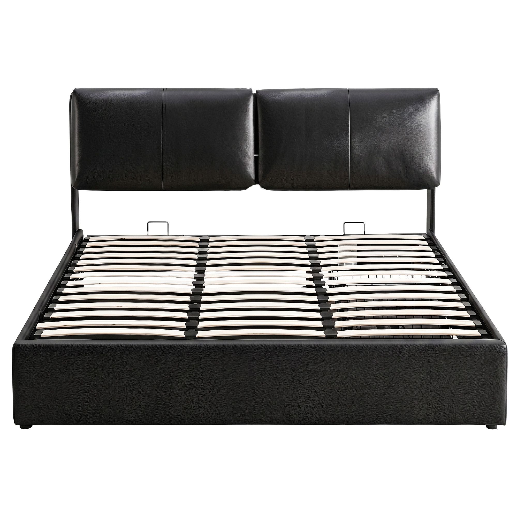 Artiss APEX King Gas Lift Storage Bed Frame – Black