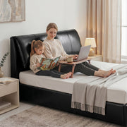 Artiss APEX King Gas Lift Storage Bed Frame – Black