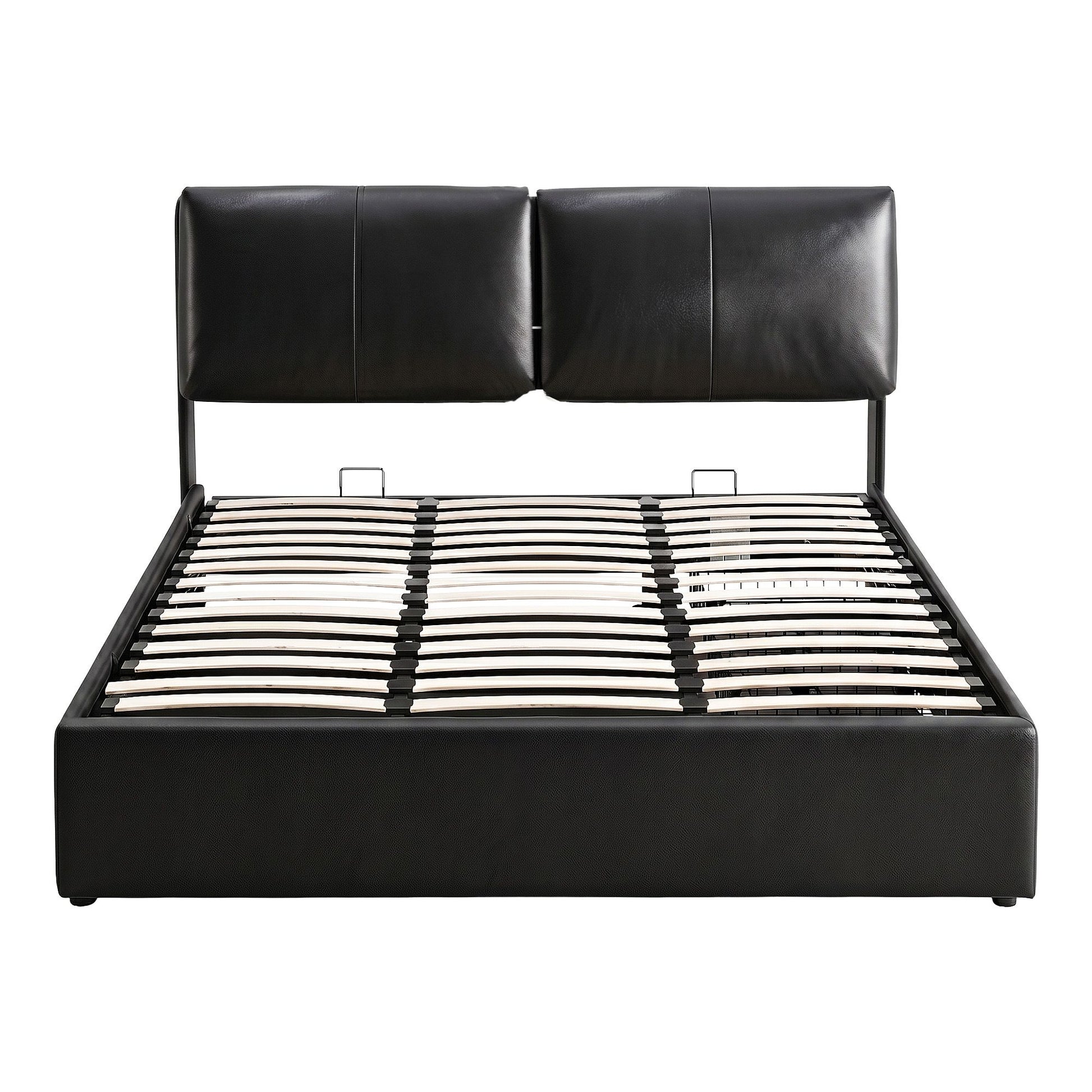 Artiss Queen Bed Frame Gas Lift Storage 3 Drawers Adjustable Headboard Platform Bed Black BFRAME-G-APEX-Q-BK-ABC