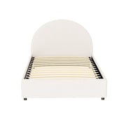 Artiss Bed Frame Gas Lift Strorage Beds Base Platform Boucle Fabric King Single ELLA