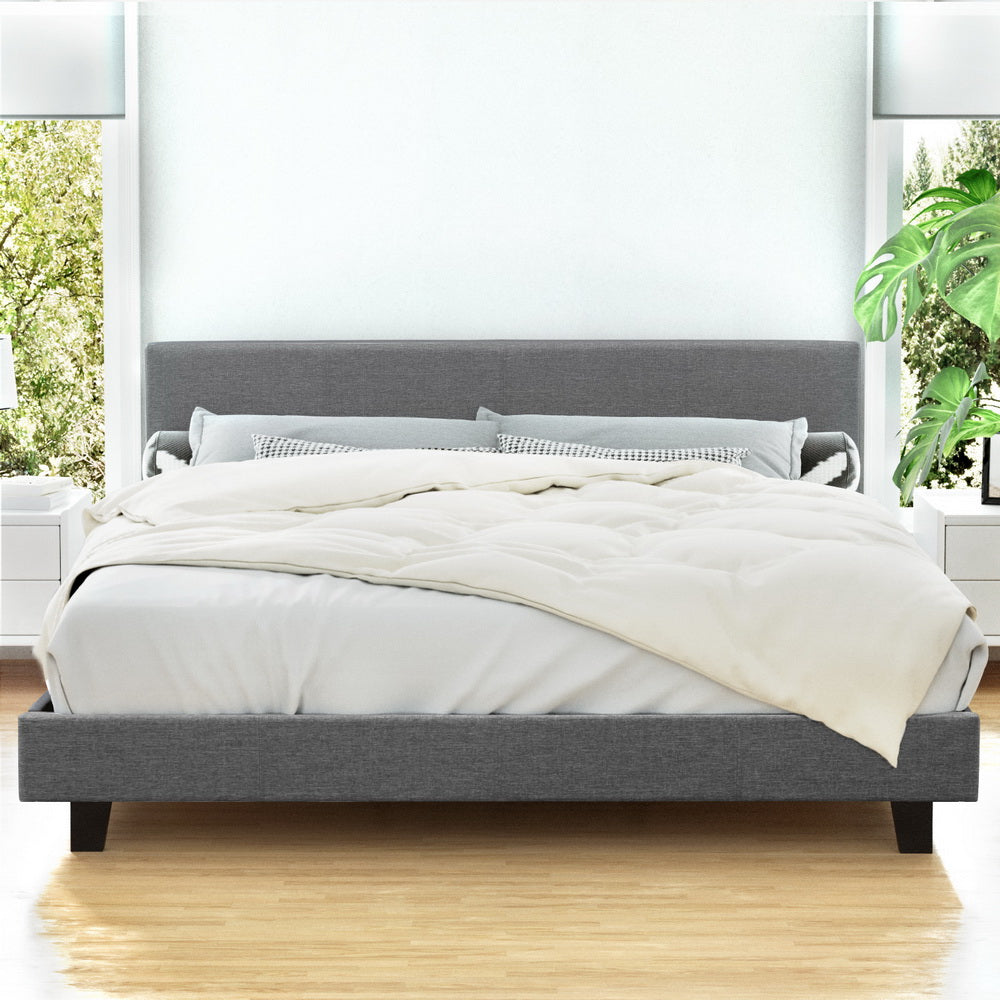 Artiss Bed Frame King Size Grey NEO BFRAME-G-NEO-K-GY-ABC