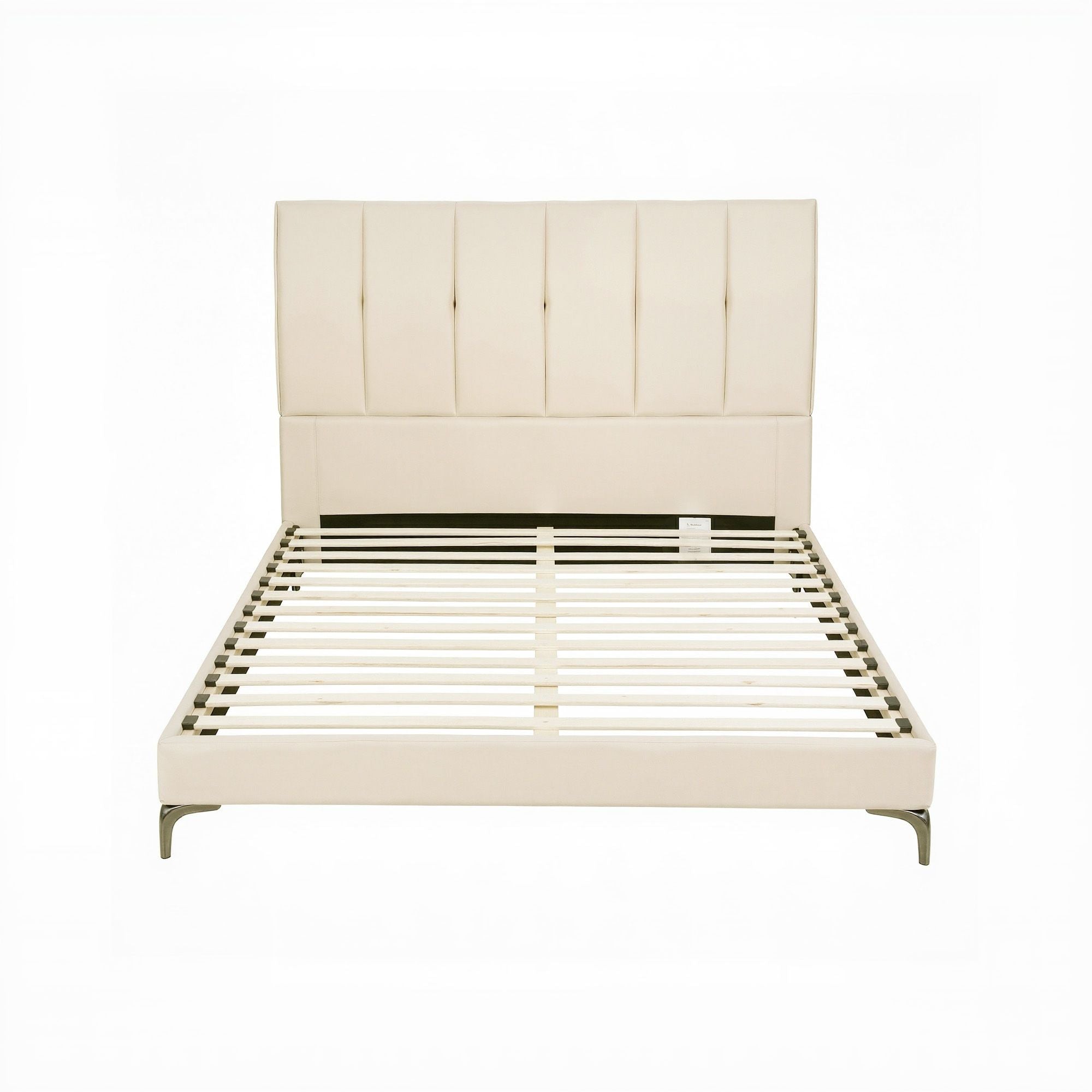 Artiss Double Bed Frame Upholstered Platform Bed with Tufted Headboard 300kg Support