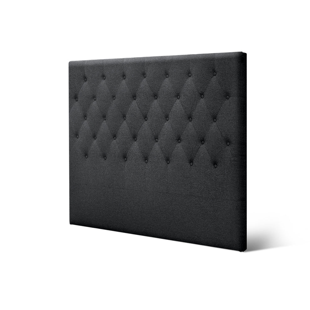 Artiss Bed Head Headboard Double Size Fabric - CAPPI Charcoal BFRAME-H-CAPPI-D-CHAR