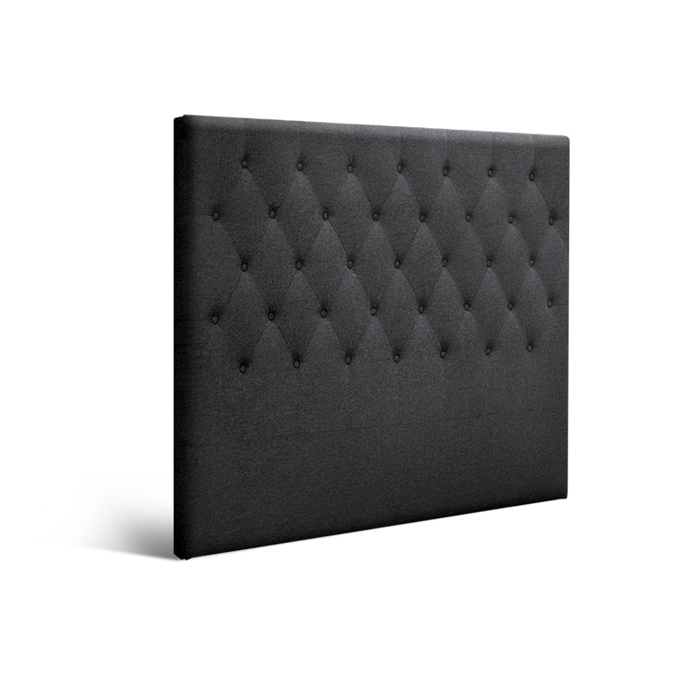 Artiss Bed Head Headboard Double Size Fabric - CAPPI Charcoal BFRAME-H-CAPPI-D-CHAR