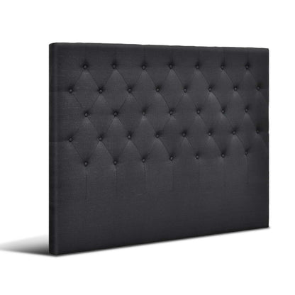 Artiss Bed Head Headboard Queen Size Fabric - CAPPI Charcoal BFRAME-H-CAPPI-Q-CHAR