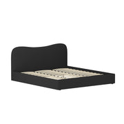 Artiss DARA Black Boucle King Bed Frame