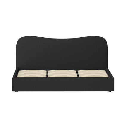 Artiss Bed Frame King Size Boucle DARA BFRAME-H-DARA-K-BK-ABC