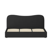 Artiss DARA Black Boucle King Bed Frame