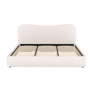 Artiss DARA Beige Boucle King Bed Frame
