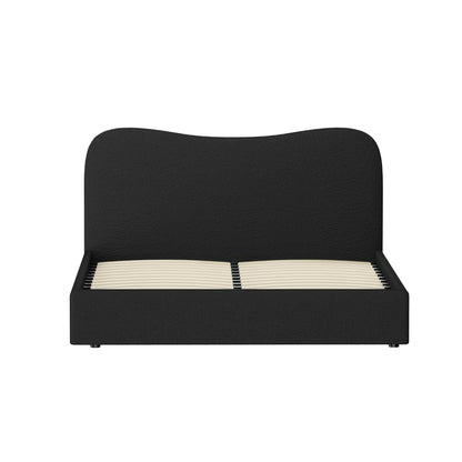 Artiss Bed Frame Queen Size Boucle DARA BFRAME-H-DARA-Q-BK-ABC
