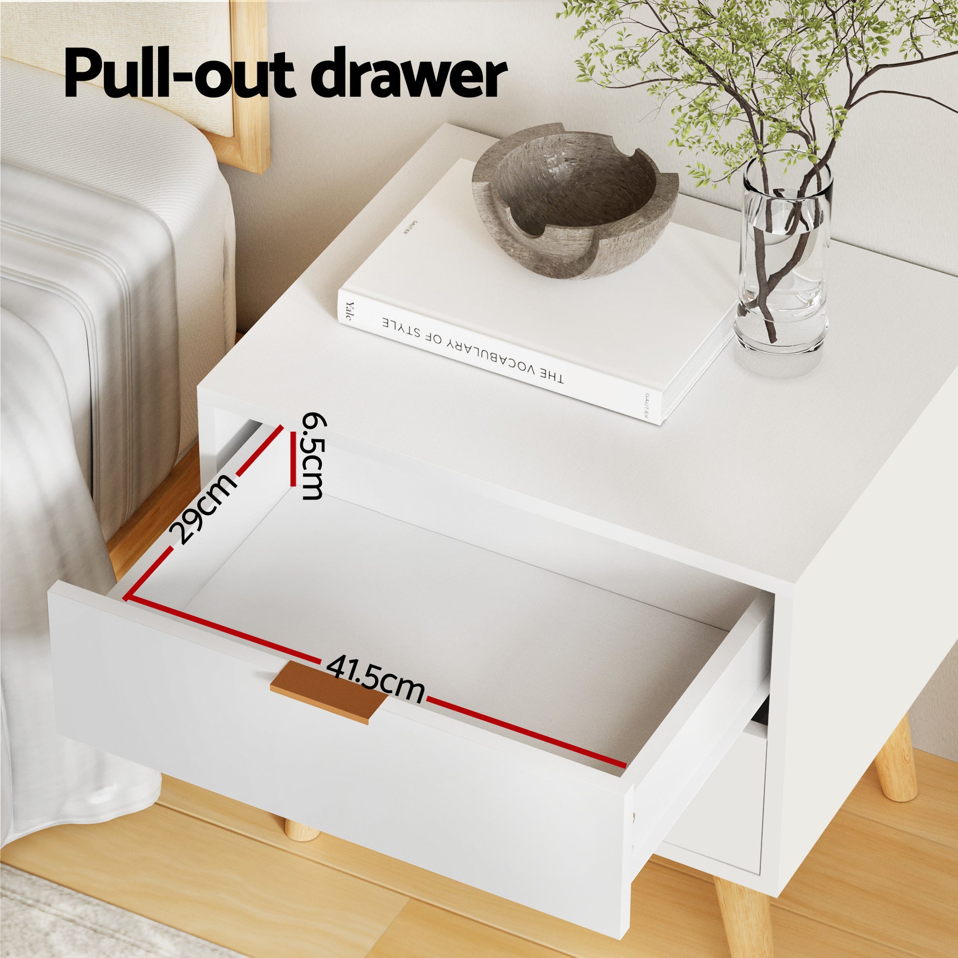 Artiss Queen Bed Frame Bedside Table Set Gas Lift Storage Base with Boucle Fabric Upholstered Headboard 2 BFRAME-SET-ELLA-BS-03
