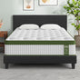 Artiss BedStory Double Bed Frame Mattress Set Platform Upholstered Hybrid Pocket Coil BFRAME-SET-NEO-PC-34-D