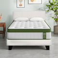 Artiss BedStory Single Bed Frame Mattress Bundle Platform Headboard Medium Firm Hybrid White BFRAME-SET-NEO-XF-34-S