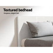 Artiss BedStory Single Bed Frame Mattress Bundle Platform Headboard Medium Firm Hybrid White BFRAME-SET-NEO-XF-34-S