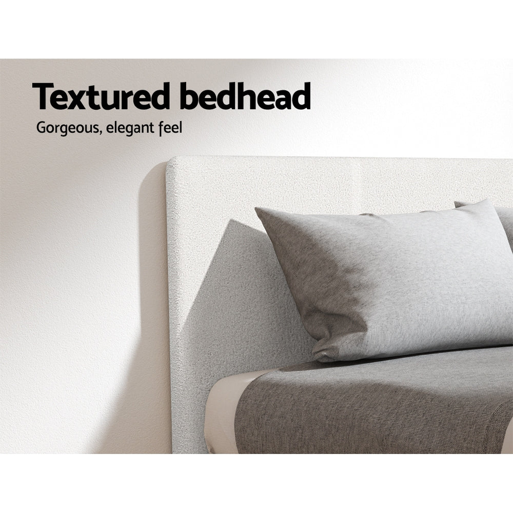 Artiss BedStory Single Bed Frame Mattress Bundle Platform Headboard Medium Firm Hybrid White BFRAME-SET-NEO-XF-34-S