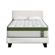 Artiss BedStory Single Bed Frame Mattress Bundle Platform Headboard Medium Firm Hybrid White BFRAME-SET-NEO-XF-34-S