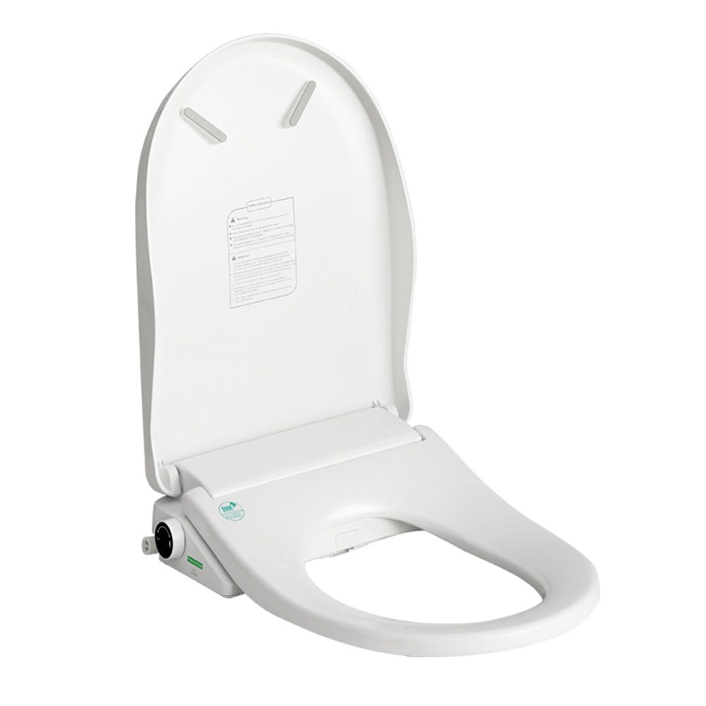Cefito Non Electric Bidet Toilet Seat Cover Bathroom Spray Water Wash D Shape BIDET-E-N-505D-WH