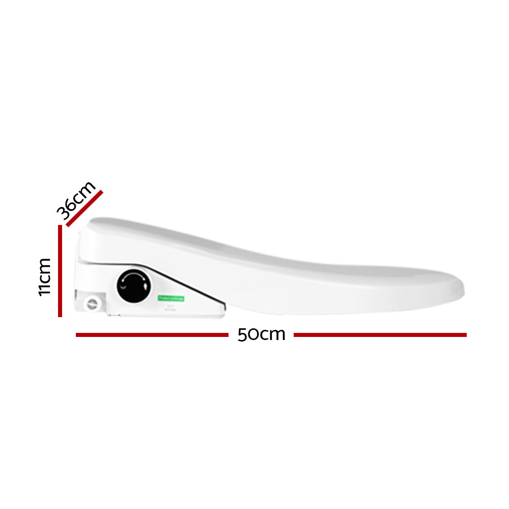 Cefito Electric Bidet Toilet Seat Cover Auto Smart Water Wash Dryer Night Light BIDET-E-N-505V-WH
