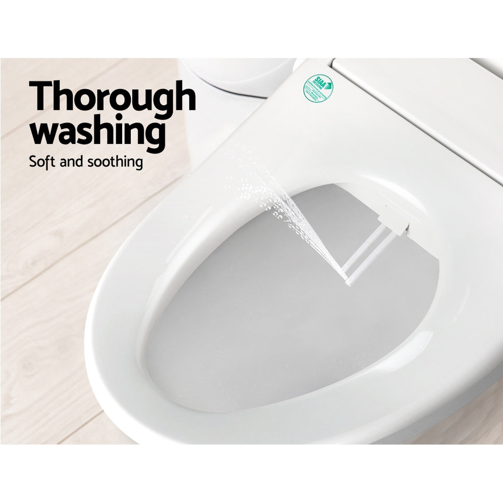 Cefito Electric Bidet Toilet Seat Cover Auto Smart Water Wash Dryer Night Light BIDET-E-N-505V-WH