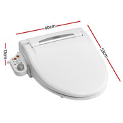 Cefito Electric Bidet Toilet Seat Cover LED Night Light Heated Seat with Remote BIDET-ELEC-3618Y-WH
