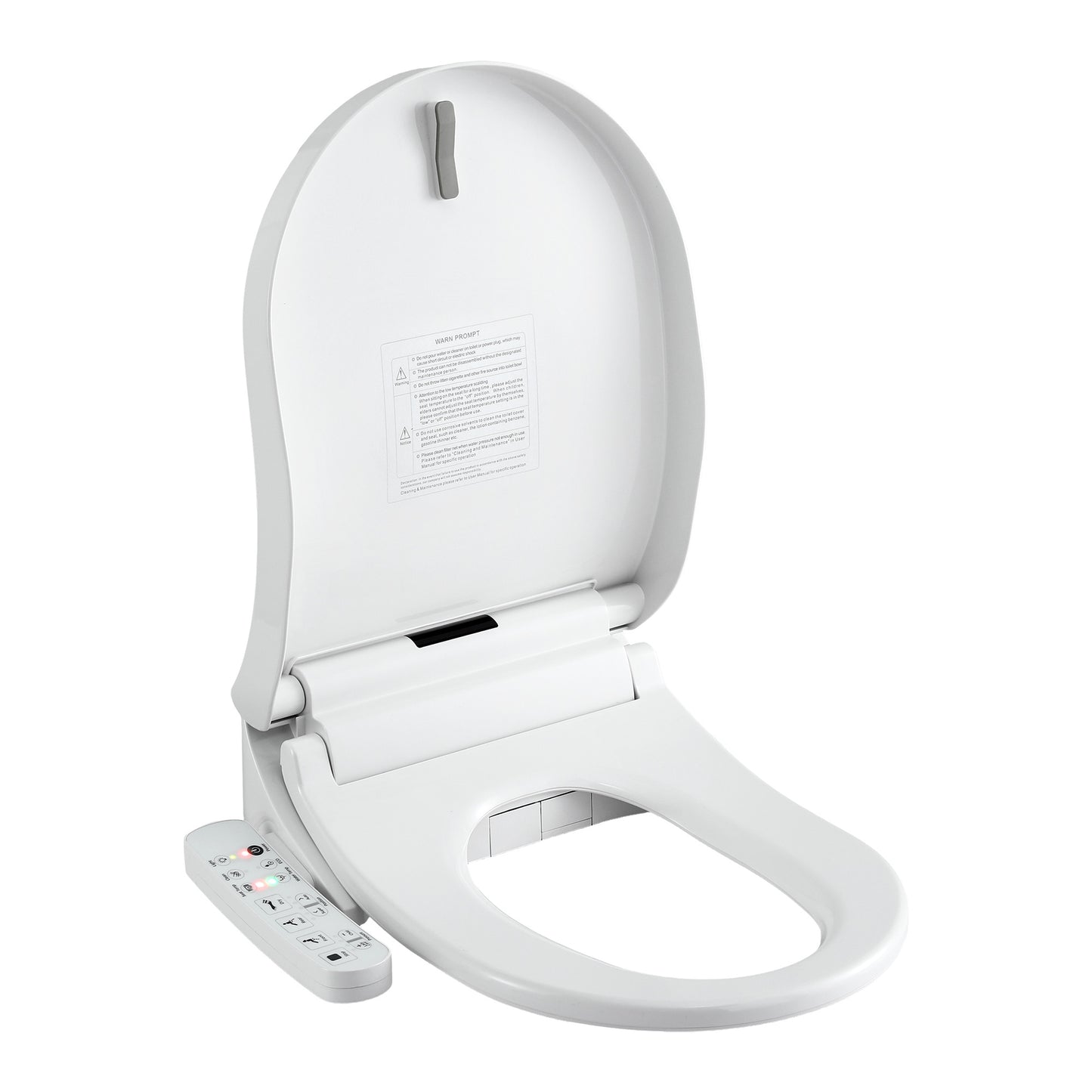Cefito Smart Electric Bidet Toilet Seat Cover D-Shape SIAA Material Certified BIDET-ELEC-370D-WH