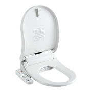 Cefito Smart Electric Bidet Toilet Seat Cover D-Shape SIAA Material Certified BIDET-ELEC-370D-WH