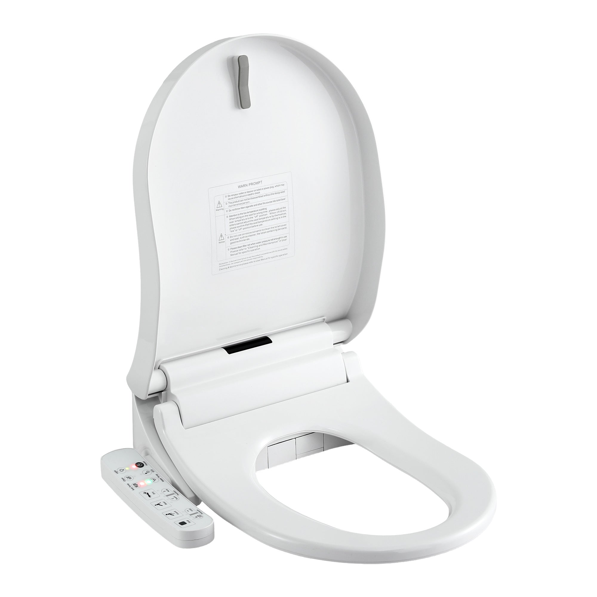 Cefito Smart Electric Bidet Toilet Seat Cover D-Shape SIAA Material Certified BIDET-ELEC-370D-WH