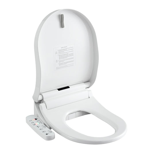 Cefito Smart Electric Bidet Toilet Seat Cover D-Shape SIAA Material Certified BIDET-ELEC-370D-WH