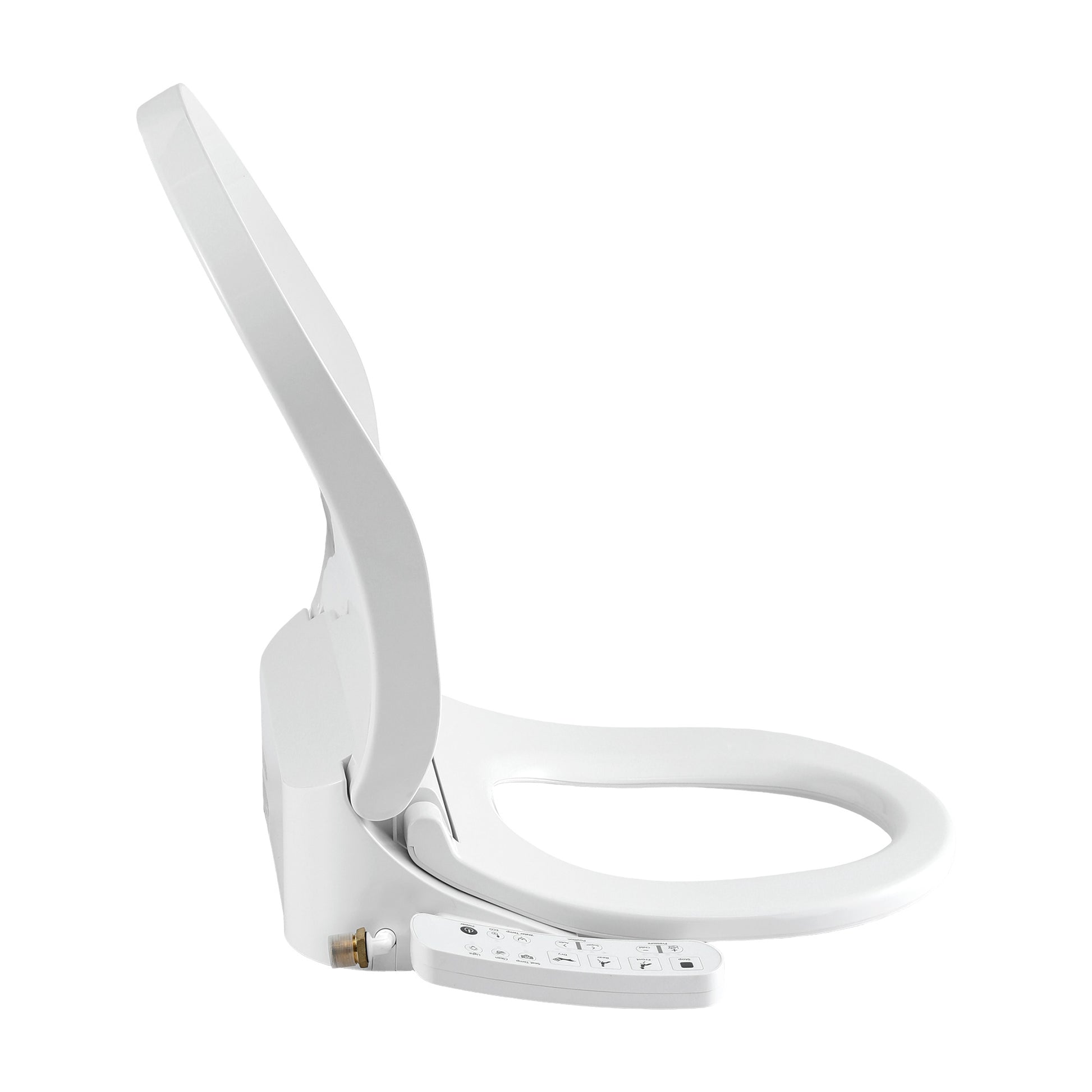 Cefito Smart Electric Bidet Toilet Seat Cover D-Shape SIAA Material Certified BIDET-ELEC-370D-WH