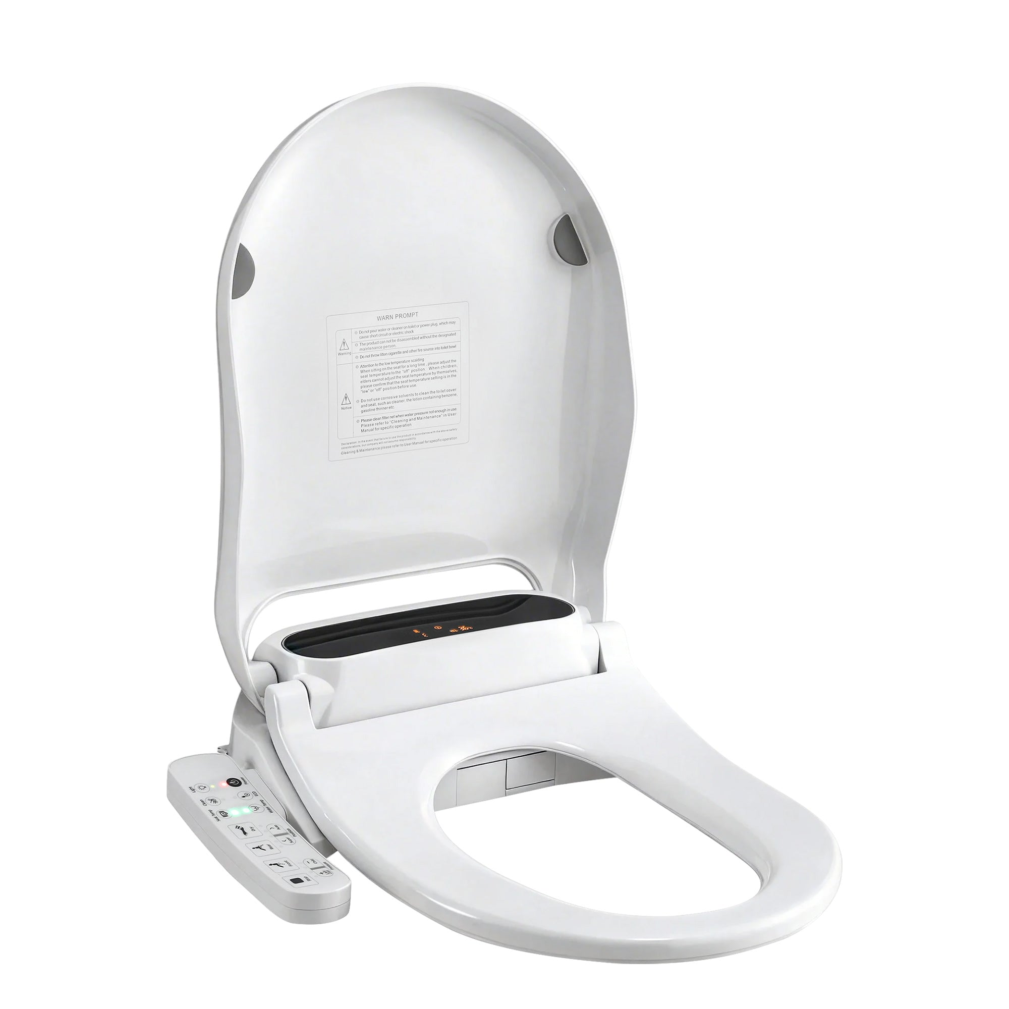 Cefito Smart Electric Bidet Toilet Seat LED Display Heated Dryer WaterMark BIDET-ELEC-371D-WH