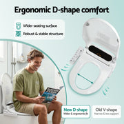 Cefito Smart Electric Bidet Toilet Seat LED Display Heated Dryer WaterMark BIDET-ELEC-371D-WH