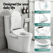 Cefito Smart Electric Bidet Toilet Seat LED Display Heated Dryer WaterMark BIDET-ELEC-371D-WH
