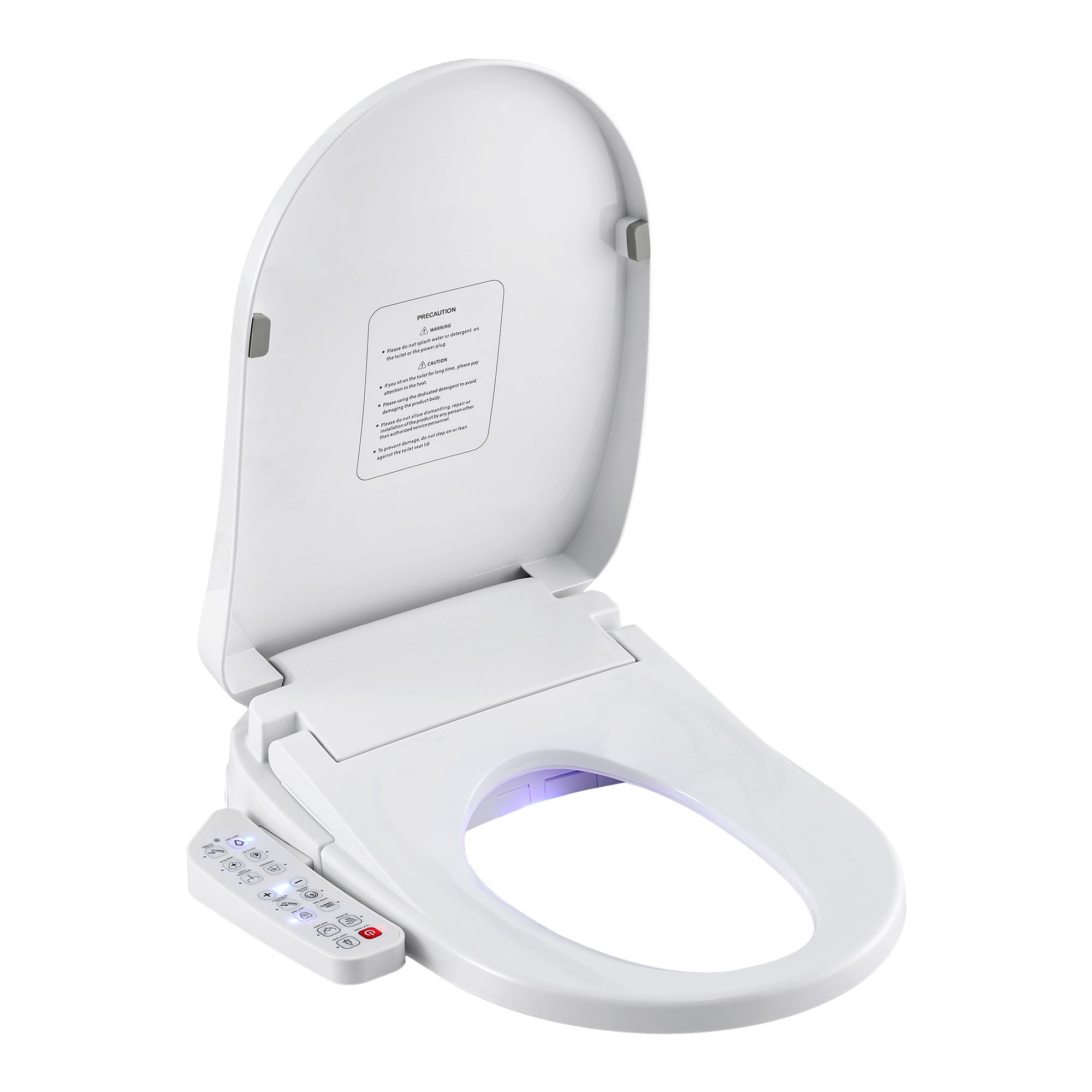 Cefito Electric Bidet Toilet Seat Cover Heated Warm Water Dryer LED Night Light BIDET-ELEC-629G-WH