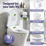 Cefito Smart Electric Bidet Toilet Seat Wireless Remote Heated Dryer Auto Wash BIDET-ELEC-659G-WH