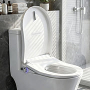 Cefito Electric Bidet Toilet Seat Washing Without Power Heated D-Shape Air Dryer BIDET-ELEC-S003-WH
