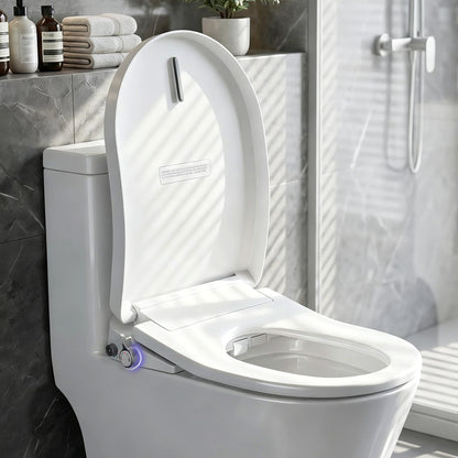 Cefito Electric Bidet Toilet Seat Washing Without Power Heated D-Shape Air Dryer BIDET-ELEC-S003-WH