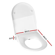 Cefito Non Electric Bidet Toilet Seat Cover Auto Smart Water Wash Dry BIDET-N-ELEC-04-WH