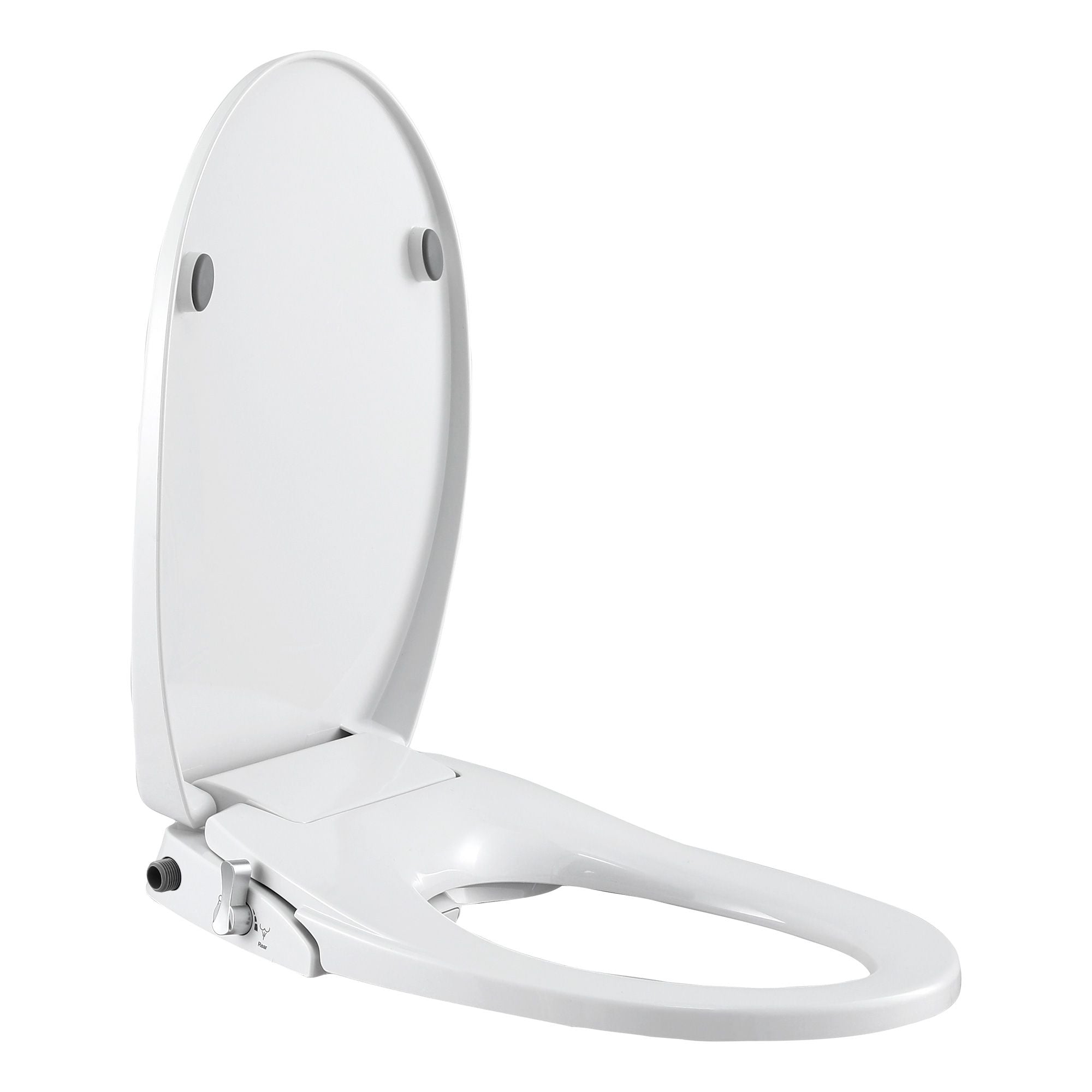 Cefito Non Electric Bidet Toilet Seat O-Shape Dual Nozzle Soft Close WaterMark DIY BIDET-N-ELEC-A106-WH
