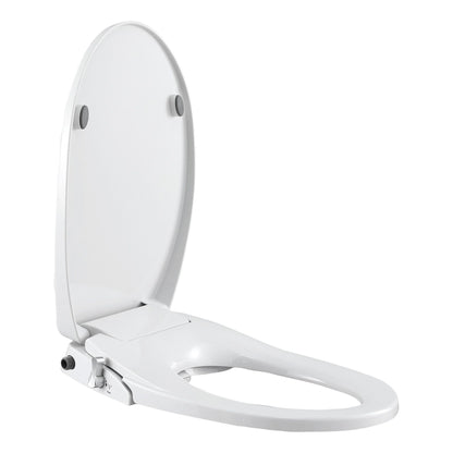 Cefito Non Electric Bidet Toilet Seat O-Shape Dual Nozzle Soft Close WaterMark DIY BIDET-N-ELEC-A106-WH